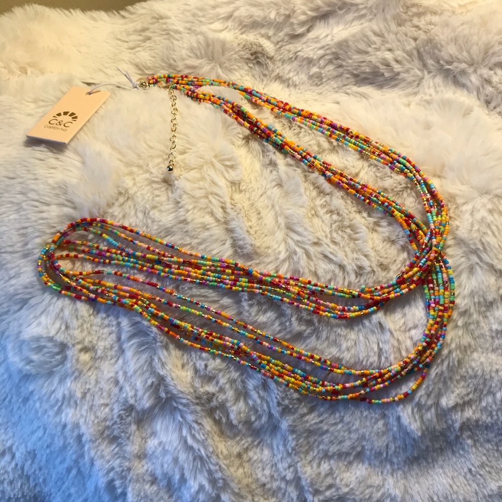 C & C California Rare Beaded Necklace